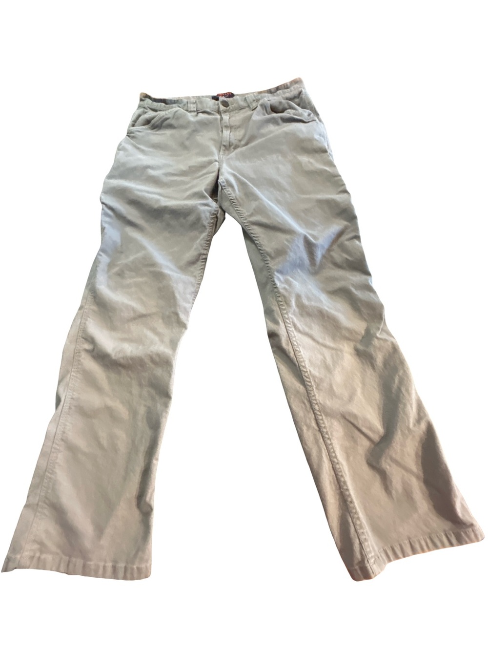 Ridgecut Toughwear Men’s Canvas Work Pants - Straight Fit - Gray - Size 36x32